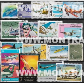 Aviação Pack 100 selos...